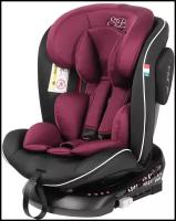 Автокресло группа 0/1/2/3 (до 36 кг) SWEET BABY Crosstour 360 SPS Isofix, wine/black