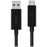 Кабель Belkin USB-C - USB-A, 1м, черный