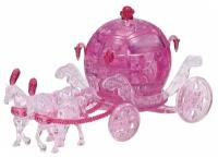 3D Головоломка Crystal Puzzle Карета розовая
