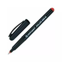 Ручка-роллер CENTROPEN, красная, трехгранная, корпус черный, узел 0,7 мм, линия письма 0,6 мм, 4665/1К, 8 шт