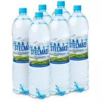 Вода минеральная Stelmas негазированная, ПЭТ, 6 шт. по 1.5 л