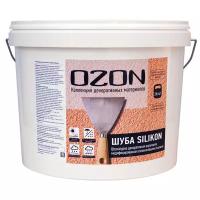 Декоративное покрытие OZON Шуба SILIKON 1.5, 1.5 мм, 16 кг, 9 л
