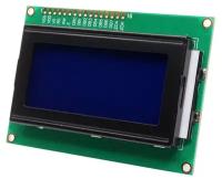 LCD дисплей 1604 (HD44780), синяя подсветка, белые символы