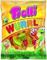 Мармелад жевательный вкус фруктов Червячки Trolli