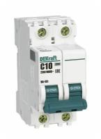 Schneider Electric Выключатель автоматический модульный 2п C 10А 4.5кА ВА-101 SchE 11065DEK