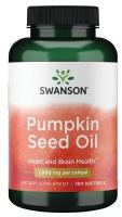 Swanson Pumpkin Seed Oil (Масло семян тыквы) 1000 мг 100 гелевых капсул