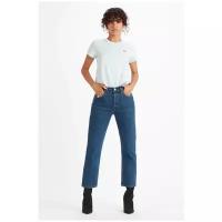 Джинсы Levi's 501 Crop, рост 28, размер 28, синий