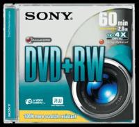 Mini DVD+RW SONY 60 min, 2,8 Gb