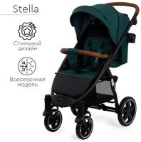 Прогулочная коляска Tomix Stella 2022, dark green