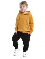 Спортивный костюм для мальчика Mini Maxi, модель 9818, цвет горчичный, размер 98