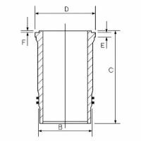 Гильза цилиндра Goetze 1445600000
