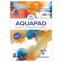 Альбом для акварели Clairefontaine Goldline Aqua 42 х 29.7 см (A3), 300 г/м², 30 л. белый A3 300 г/м²