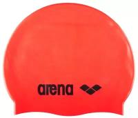 Шапочка для плавания Arena Classic Silicone, оранжевая