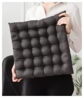 Подушка на стул Smart Textile Уют Плюс T429, 40x40 см, серый
