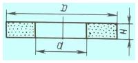 Круг ПП 300х 40х127 64С 25 С1 (GC F60 M) (ВАЗ)