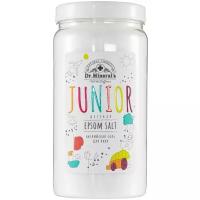 Dr. Mineral’s, Соль для ванн детская Junior Epsom salt,1000 грамм+10% в подарок