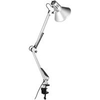 Лампа офисная In Home СНС-13, E27, 60 Вт, цвет арматуры: серебристый, цвет плафона/абажура: серебристый