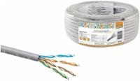 Кабель витая пара TDM Electric Народный U/UTP Cat 5e 4х2х24AWG CCA (25м) PVC, серый(SQ0107-0113)