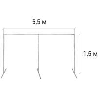 Стойка для хромакея 1,5 м. / 5,5 м. GOZHY (без хромакея)
