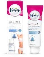 Крем для депиляции в душе Veet MINIMA, для чувствительной кожи, 100 мл, для зоны бикини и подмышек с аппликатором