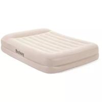 Надувная кровать Bestway Tritech Airbed Queen 67696, 203х152 см, бежевый