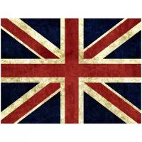Постер на холсте Флаг Великобритании 40см. x 30см