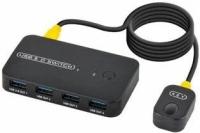 USB 3.0 switch переключатель 2-4 с выносной кнопкой