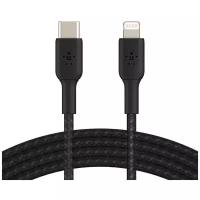 Кабель для iPod, iPhone, iPad Belkin Boost Charge USB-C/Lightning 1m CAA004bt1MBK (Black)