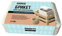 Морская соль для бани и сауны брикет 0,75кг PROFFI SAUNA PS0559, белый