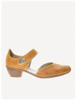 Туфли Rieker, размер 41, желтый, оранжевый