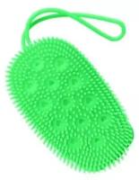 IBRICO/Универсальная силиконовая массажная губка мочалка для детей и взрослых, мочалка для тела