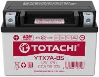 Аккумулятор TOTACHI CMF 1207 12 V 7 A/h YTX7A-BS R AGM