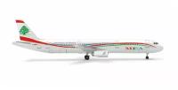 Модель самолета Airbus A321 Middle East Airlines 1:500