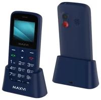 Телефон MAXVI B100DS, 2 SIM, синий