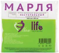 NEW LIFE Марля медицинская отбеленная new life отрез 3 м, плотность 36 (±2) г/м2, 94262, 8 шт