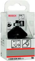 Фреза Bosch HM-снятие фасок 15/11/8 (352)