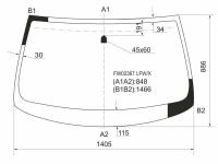 Стекло Лобовое Nissan Skyline/Infiniti G35/37 2d Cpe 01-07 XYG арт. FW02367 LFW/X