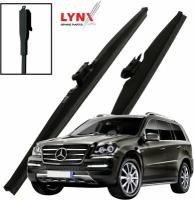 Дворники Mercedes-Benz GL-Class (1) X164 Мерседес ДЖИ Л-класс рест. 2009 2010 2011 2012 Щетки стеклоочистителя зимние LYNXauto 700мм-530мм к-т 2шт