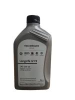 Синтетическое моторное масло VOLKSWAGEN LongLife IV FE 0W-20, 1 л, 1 кг, 1 шт