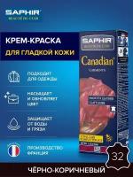 Saphir Крем-краска Canadian 32 черно-коричневый, 75 мл
