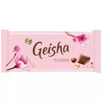 Шоколад Geisha молочный с пралине из фундука