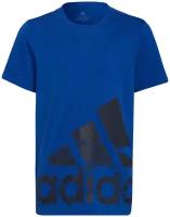 Футболка adidas, размер 128, royal blue/legend ink