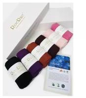 Набор женских ароматизированных носков 6 пар / женские носки в коробочке / яркие модные женские носочки / носки в подарок