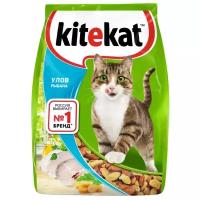 Сухой полнорационный корм KITEKAT для взрослых кошек Улов Рыбака, 4шт х 1.9кг