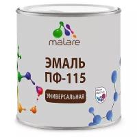 Эмаль Malare ПФ-115 износостойкая, универсальная, матовая, синяя, 1,25 кг