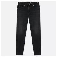 Мужские джинсы Edwin Skinny Kaihara Black x Black Stretch Denim 12.5 Oz чёрный, Размер 36/32