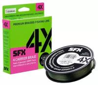 Шнур плетеный Sufix SFX 4X #0.8 (135 м, 0.148 мм, зеленый, 7.0 кг)