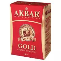 Чай листовой Акбар AKBAR Голд, 24 упаковки по 100г