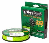 Spider, Плетеная леска Spiderwire Stealth Smooth 12 Braid, 150м, 0.15мм, 16.5кг, яркожелтая