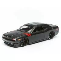 Maisto Машинка металлическая 1:24 DESIGN DODGE CHALLENGER 2008, темно-серый, 32529